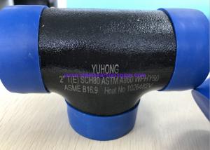 ASTM A860 WPHY60 / 42 / 52 / 65 / 70/ 80 TEE , ELBOW 2 SCH80 BW ASME B16.9 Black Surface OR Color Coating