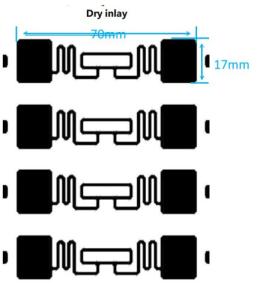 Wholesale Long Range RFID Tags ISO18000 6C Inlay UHF LAB9662 9 from china suppliers