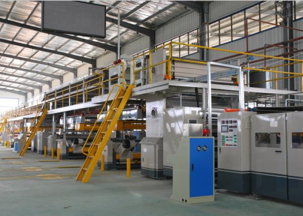 60-150 M / Min Speed Corrugated Cardboard Machine Production Line 1 Year