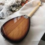 4 Strings Bass Half Hollow Body with Tiger Stripe Voxs Electric Guitar Bass