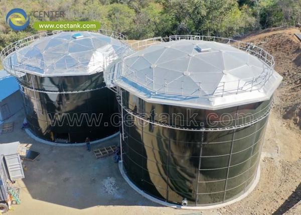 Enamel Bolted Steel Tank Sizes Range from 50m³ to 50,000m³, Designed Strictly