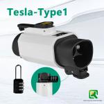 240V AC Black 7KW 32A J1772 EV Car Charger Adapter Converter for Tesla Charging