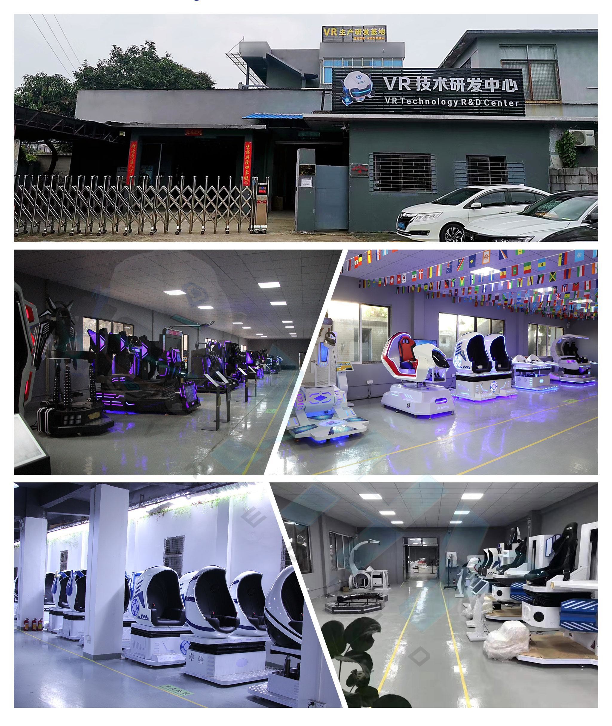 VR UFO 360 Degree Rotation 5 Seats Virtual Reality Game Machine