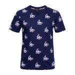 Digital Printing Mens Designer T Shirts Viscose / Cotton Material Embroidered