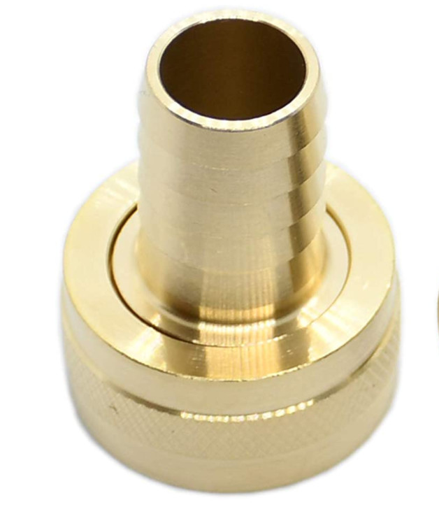 GHT Thread 3/4" Barb Brass Garden Hose Fittings Corrosion Resistance
