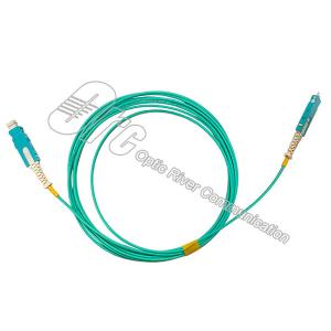 Wholesale Duplex Connector SN - SN Multi Mode Fiber Optic Patch Cord Aqua Sheath For 400G Transceiver from china suppliers