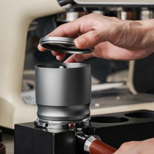 Wholesale 58mm Aluminum Alloy Espresso Coffee Dosing Cup for DIY Plastic Bag-Shaped Tea Packaging from china suppliers