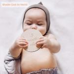 Custom Wooden Baby Milestone Cards | 13 Double-Sided Hand-Crafted Circles with a
