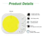Round 50W LED Chip High Power Driverless Full Spectrum AC220V