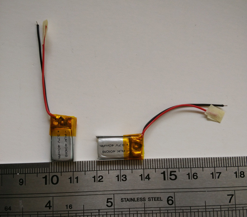 Small Lipo Battery 501012 051012 40mAh 3.7v Lithium Polymer Battery For Home Appliances