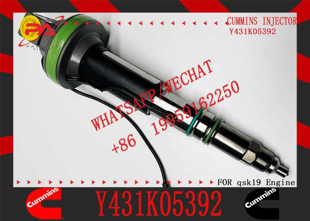 Quality Diesel Engine Fuel Injector Y431K05392 2867147 2867148 For CUMMINS QSK19 QSK38 QSK50 QSK60 Engine