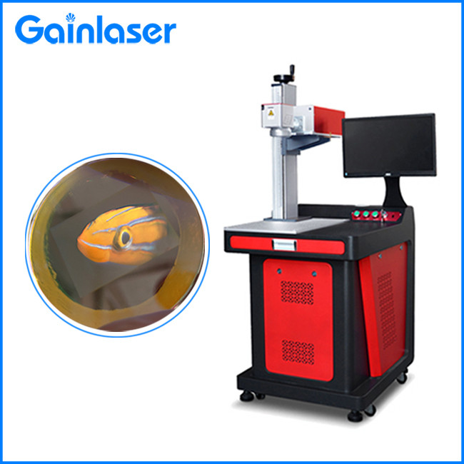 Gobo Custom Logo 355nm 3W UV Laser Marking Machine