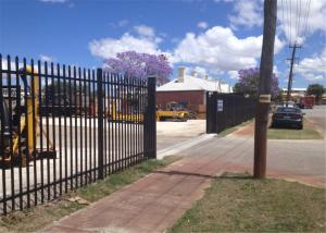 Wholesale Garrison Tubular Fence 1800mm x 2400mm stain black powder from china suppliers