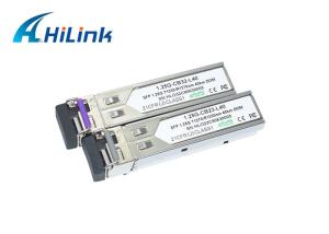 Wholesale Fiber Optical Transceiver 1.25G CWDM Module BIDI Tx27/Rx33 Tx33/Rx27 40km from china suppliers