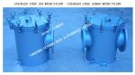 Straight-Through Sea Water Filter For Daily Fresh Water Pump Stainless Steel