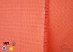 0.25mm 280g Orange Acrylic Coated Fibreglass Fabric Glass Fiber Cloth E - Glass