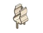 0.4mm Thickness 5.2x20mm PCB Mount Fuse Holder 10A Nickel Plated Brass