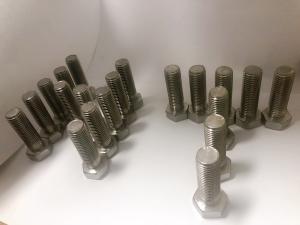 Wholesale M6 - M64 DIN931 DIN933 Duplex Stainless Steel Fasteners 310 310S Half / Full Thread Hex Bolt from china suppliers