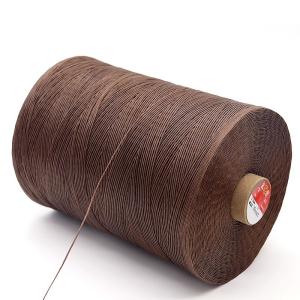 Wholesale 100% Polyester 1kg Color Hand Sewn Flat Wax Thread For Leather goods with 240 colors from china suppliers