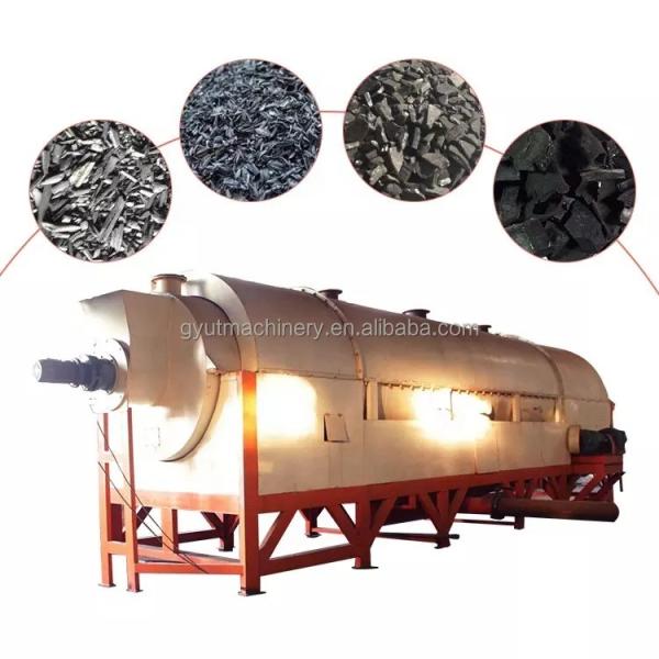 7.5kw 0.75 Rotary Carbonization Furnace Solution for Cotton Stalk Briquette