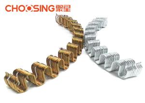 Wholesale 22&quot; Chrome Plating 9 Gauge Zig Zag Springs , Couch Support Springs For Sofa Seat from china suppliers