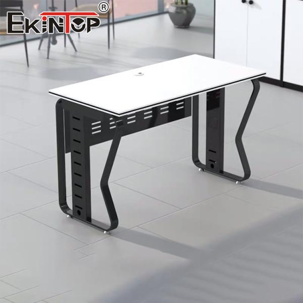 Factory Price Executive Office Desk With Storage Cabinet Solid Wood Computer