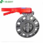 Standard DIN ANSI JIS Wide PVC/ABS Handle CPVC/UPVC Butterfly Valve with NBR