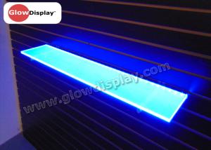 Wholesale LED light up edge lit color changing floating wall shelves from china suppliers