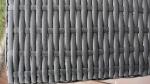 Modern Swimming Pool Waterproof Rattan Sun Lounger With Cushion
