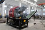 Exchangeable Blades Used Tire Shredder Tyre Shredding Equipment For Waste Tire
