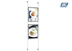 Wholesale Hanging Type Crystal LED Light Box Acrylic Frame Indoor Poster Displaying from china suppliers