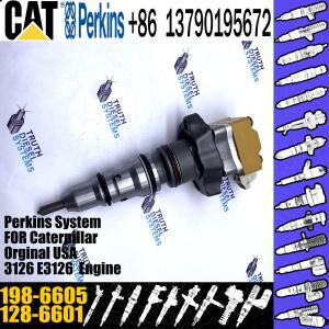 Wholesale JISION Excavator Fuel Injector 128-6601 198-6605 for Excavator Engine 3126 3126B from china suppliers