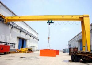 Wholesale Customized Track Semi Gantry Crane , 3-20 Ton Mid Duty Single Beam Travelling Gantry Crane from china suppliers