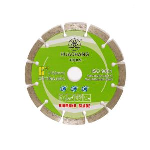 Wholesale 150x22.23mm 6 Inch Segmented Diamond Blade For Cutting Concrete Brick Stone from china suppliers