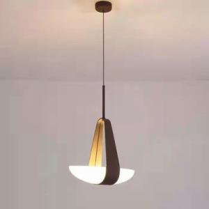 Wholesale Nordic Modern Creative D40cm*H50cm Leather Glass Pendant Light Chandelier for Living Room and Dining Room from china suppliers