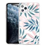 High Clear Camera Protection Phone Cases For Iphone 12 pro max Floral Leaf
