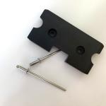 Bruckner Finishing Spares Stenter Machine Parts Sliding Pads Black Color Carbon