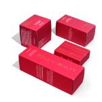 Custom Skin Care Packaging Box Red Cosmetic Box Set From Box Printing Manufactur