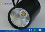 Black Body COB LED Track Lights 20 Watt CRI > 80 Adjustable Angle