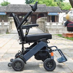 Wholesale PU Tyre Electric Wheelchair Lightweight Foldable Multifunction from china suppliers