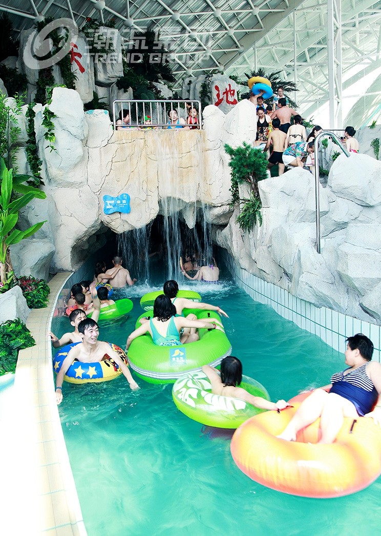 Outdoor Holiday Resorts Water Park Lazy River, Waterpark Equipment