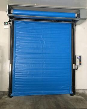 Waterproof High Speed PVC Door Good Insulated Effect With Great Surface Rapid