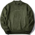100% cotton Graphic Print Suede Plain Crew Neck Sweatshirt