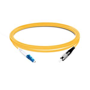 Wholesale 3m (10ft) Simplex OS2 Single Mode LC UPC to FC UPC PVC (OFNR) Fiber Optic Cable from china suppliers