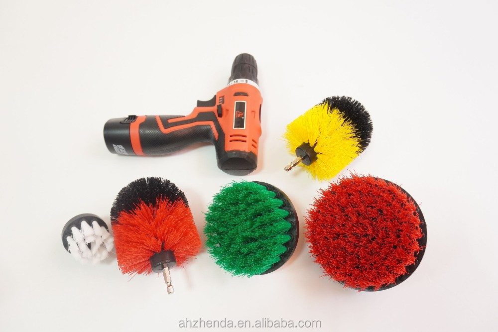 3 Pack Automatic Car Wash Drill Brush Set