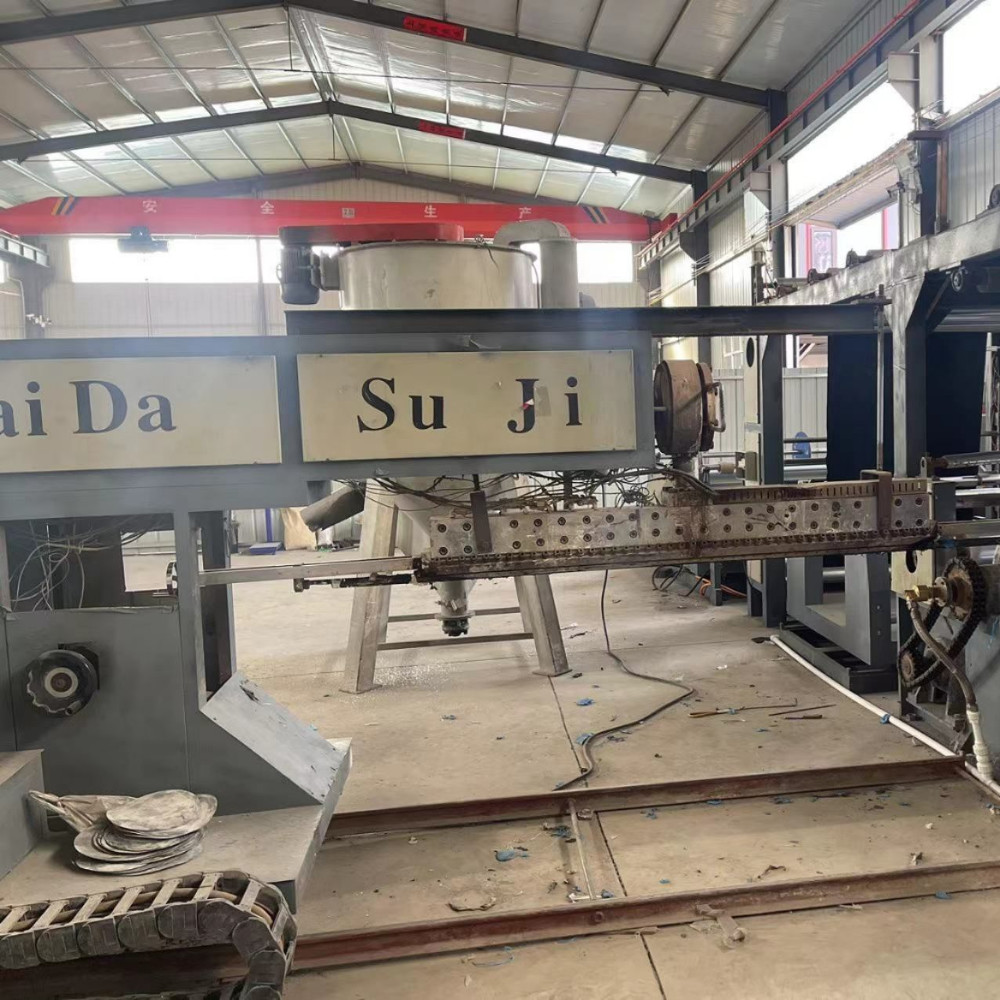 Second Hand 1.7M PP PE Tarpaulin Fabric Woven Bags Extrusion Coating Lamination Machine