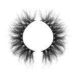 Long Dramatic Reusable 25mm 3D Mink Lashes Nature Black