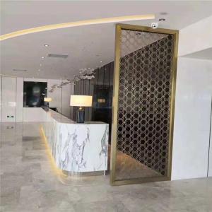 Wholesale Gold Metal Laser Cut Panels For Column Cover Cladding from china suppliers