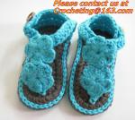 Summer Crochet Baby Boys Girls Sandal Slipper First Walker Shoes Newborn Infant