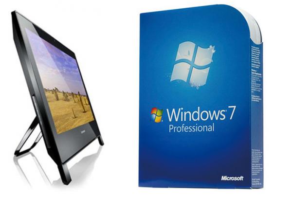 Quality OEM FPP Windows 7 Pro Pack Full Version for Laptop 32 Bit / 64 Bit for sale